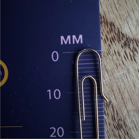 14k Solid Gold Paperclip Earrings - Picture 5 of 6